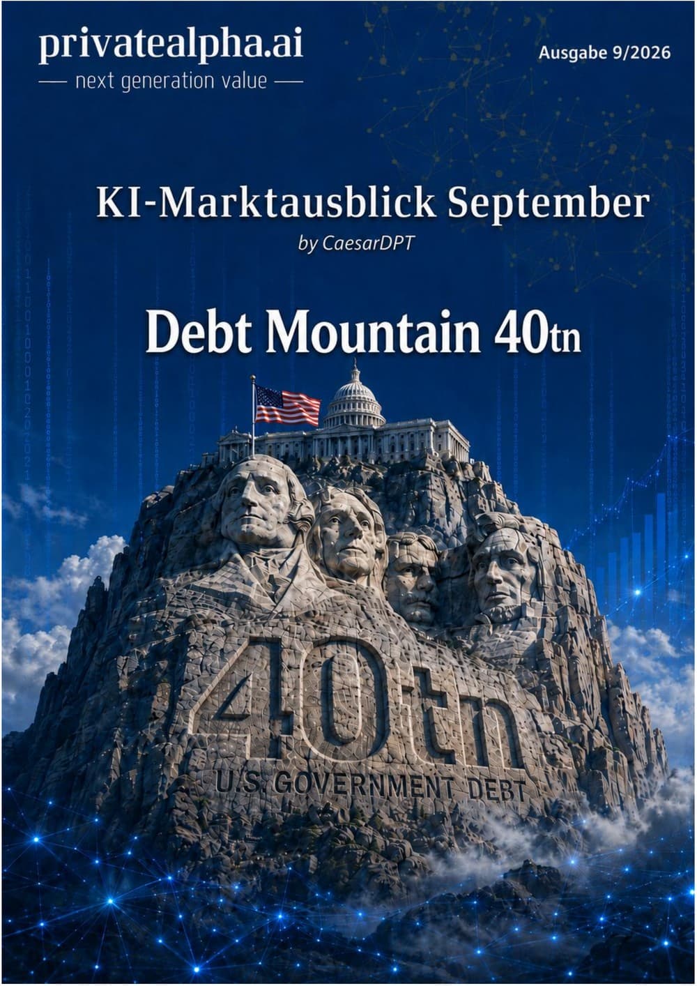 AI market outlook September – Debt Mountain $40tn